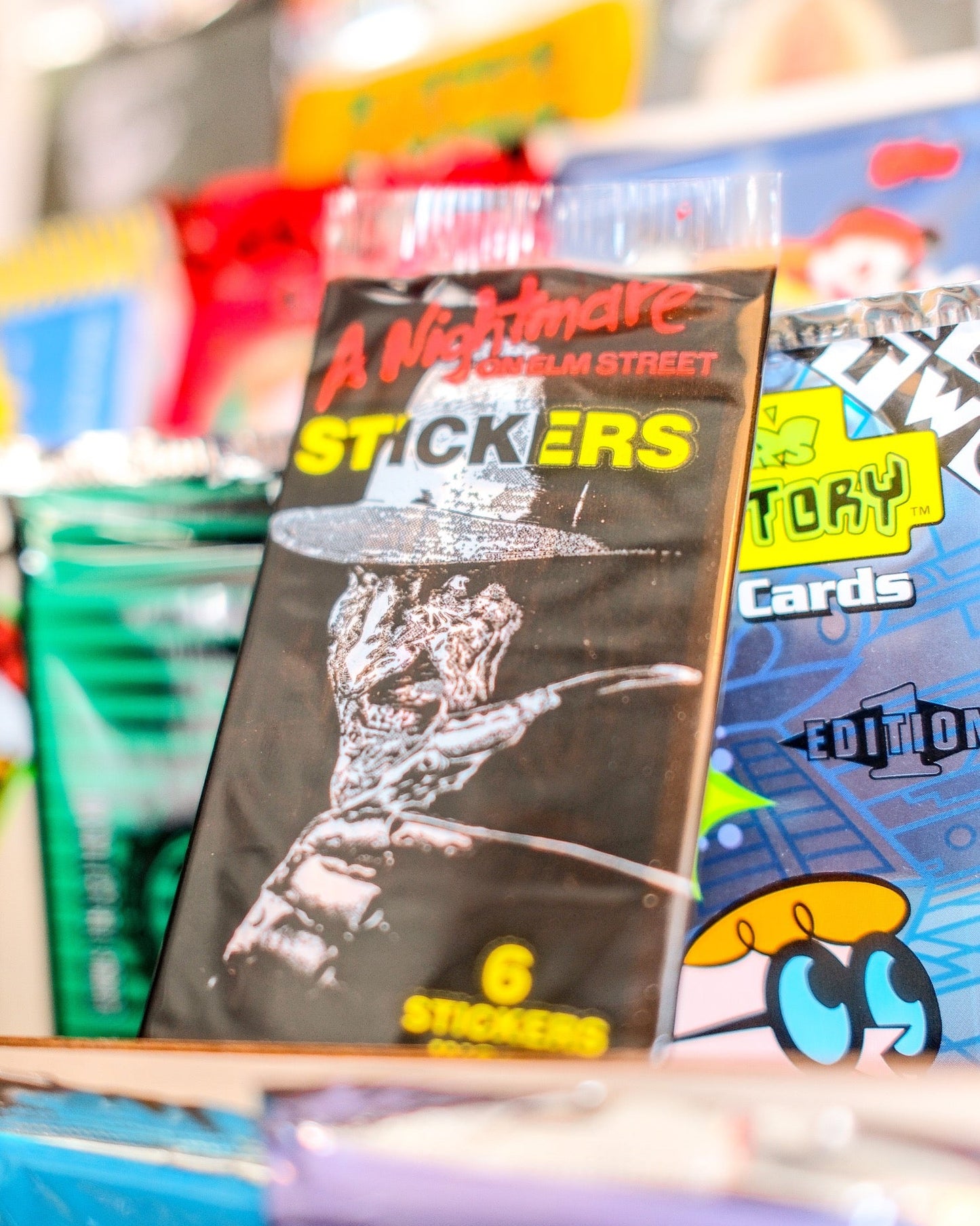 A Nightmare on Elm Street | Comic Images | 1987 | Vintage Horror Sticker Pack