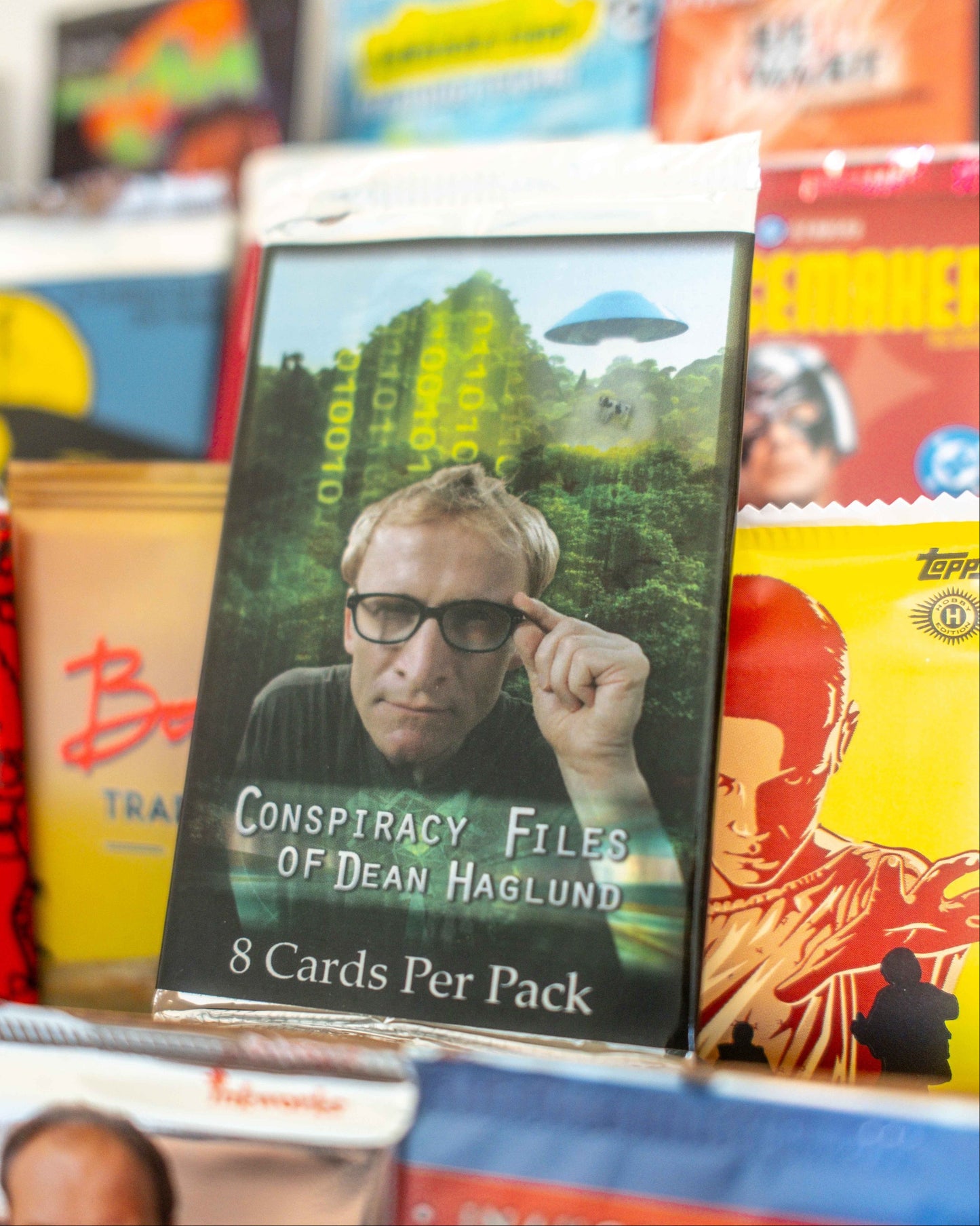 Incredibly rare Conspiracy Files of Dean Haglund trading cards pack
