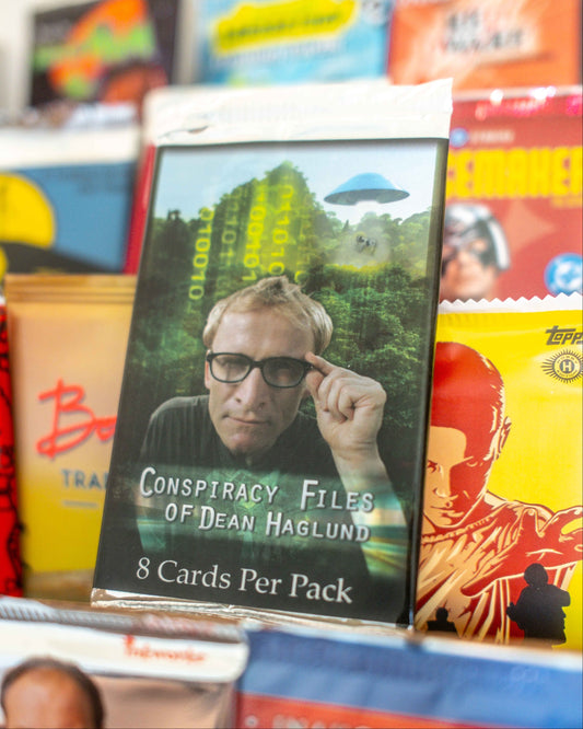 Incredibly rare Conspiracy Files of Dean Haglund trading cards pack