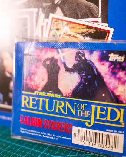 Star Wars Return Of The Jedi Unused Sticker Book & 4 x Sticker Packs