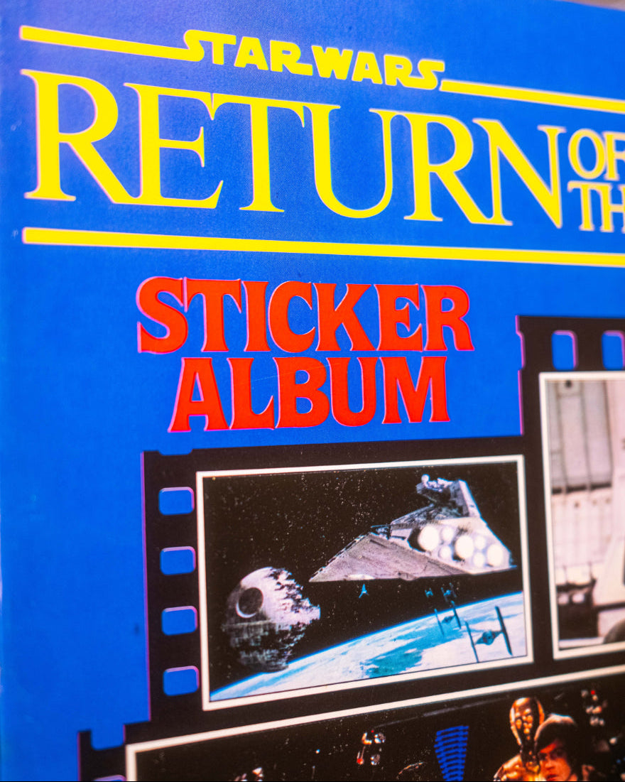 Star Wars Return Of The Jedi Unused Sticker Book & 4 x Sticker Packs