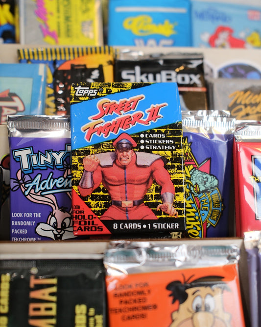Street Fighter II | Topps | 1993 | Vintage Trading Cards | 8 Cards & 1 Sticker